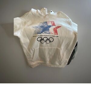 Heritage White and Blue Olympic Graphic Tee